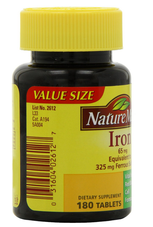 Viên uống bổ sung sắt NatureMade Iron cần thiết cho mọi gia đình