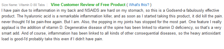 Đánh giá người dùng Move Free Glucosamine Chondroitin MSM and Vitamin D3