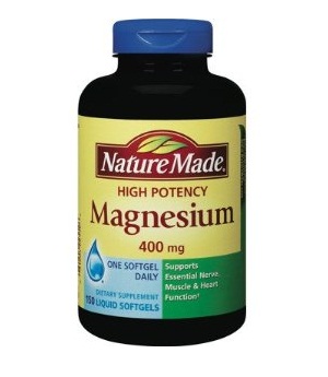 Nature Made High Potency Magnesium 400mg giúp tăng cường cơ bắp và xương khớp