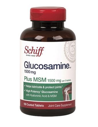 Schiff Glucosamine Plus MSM giúp duy trì chức năng sụn và xương khớp