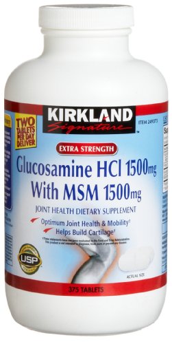 Kirkland Signature Glucosamine HCL & MSM hổ trợ điều trị bệnh xương khớp