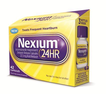 Nexium 24HR hỗ trợ điều trị bệnh viêm loét dạ dày hành tá tràng