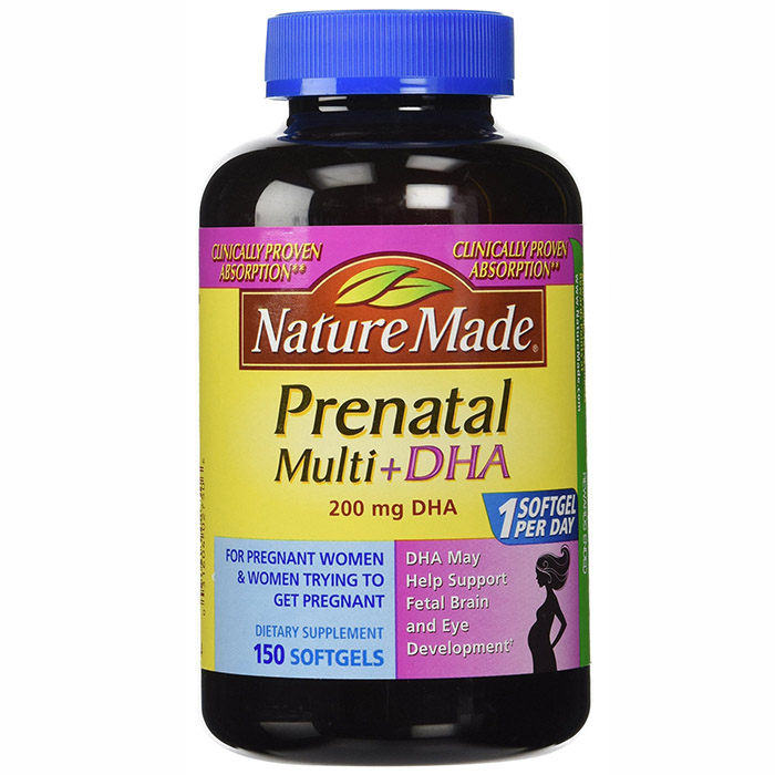 Nature Made Prenatal sản phẩm tốt nhất cho phụ nữ mang thai và cho con bú