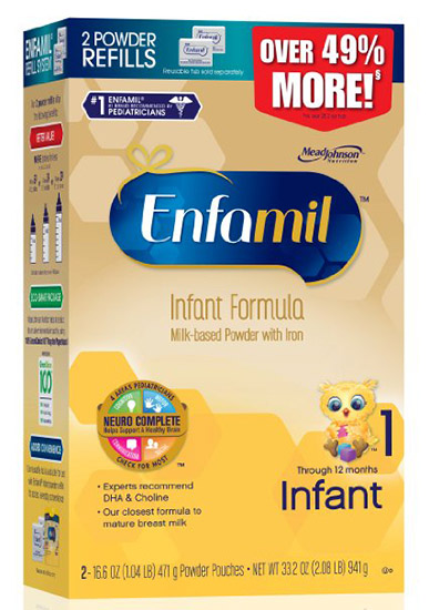 Enfamil infant formular số 1 hộp 941g dành cho bé từ sơ sinh - 12 tháng tuổi