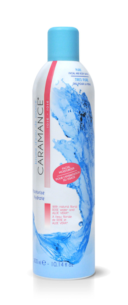 xịt khoáng thiên nhiên hoa hồng caramance rose pure facial and body water 300ml hình 1
