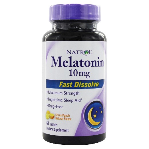 Viên uống giúp ngủ ngon, giảm căng thẳng, mệt mỏi Natrol Melatonin 10mg Fast Dissolve hộp 60 viên hình 6