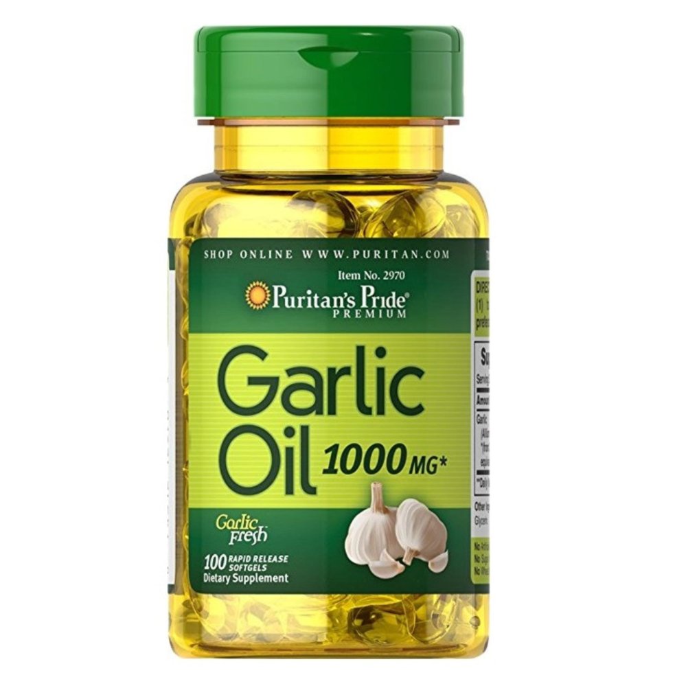 Tác dụng của tpcn tinh chất tỏi puritan's pride galic oil 1000mg