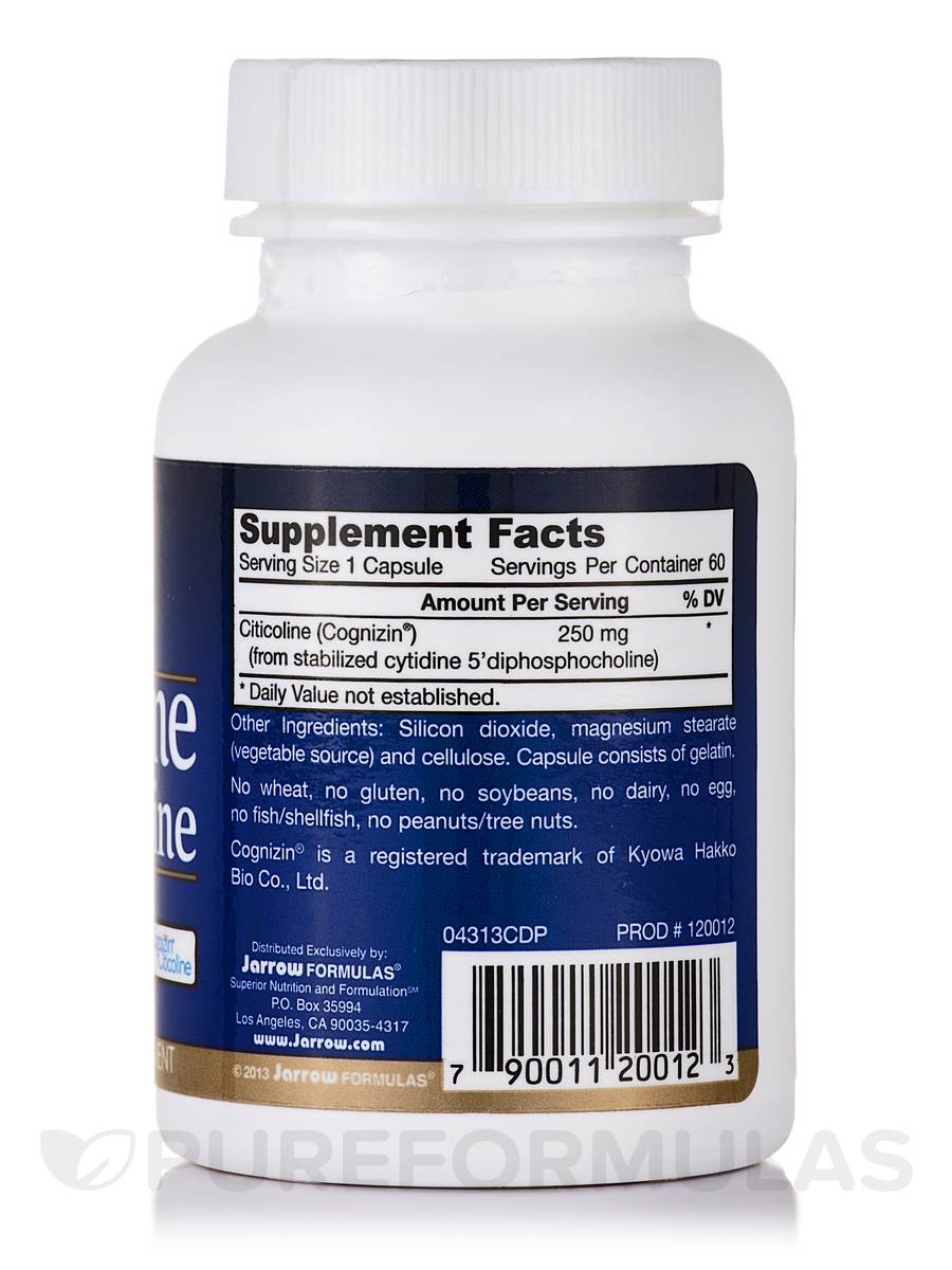 Jarrow formulas citicoline cdp choline 60 viên - mỹ: viên uống tăng tuần hoàn máu, bổ não tăng cường trí nhớ