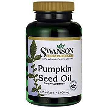 Viên uống tinh chất hạt bí ngô hỗ trợ tuyến tiền liệt - swanson pumpkin seed oil, 100 viên