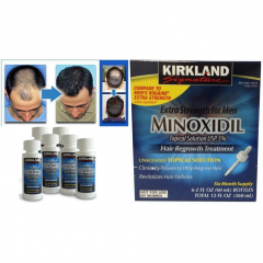 Dung dịch mọc tóc Minoxidil 5% Kirkland của Mỹ chống rụng tóc và hói đầu cho nam giới, 1 Chai 60ml