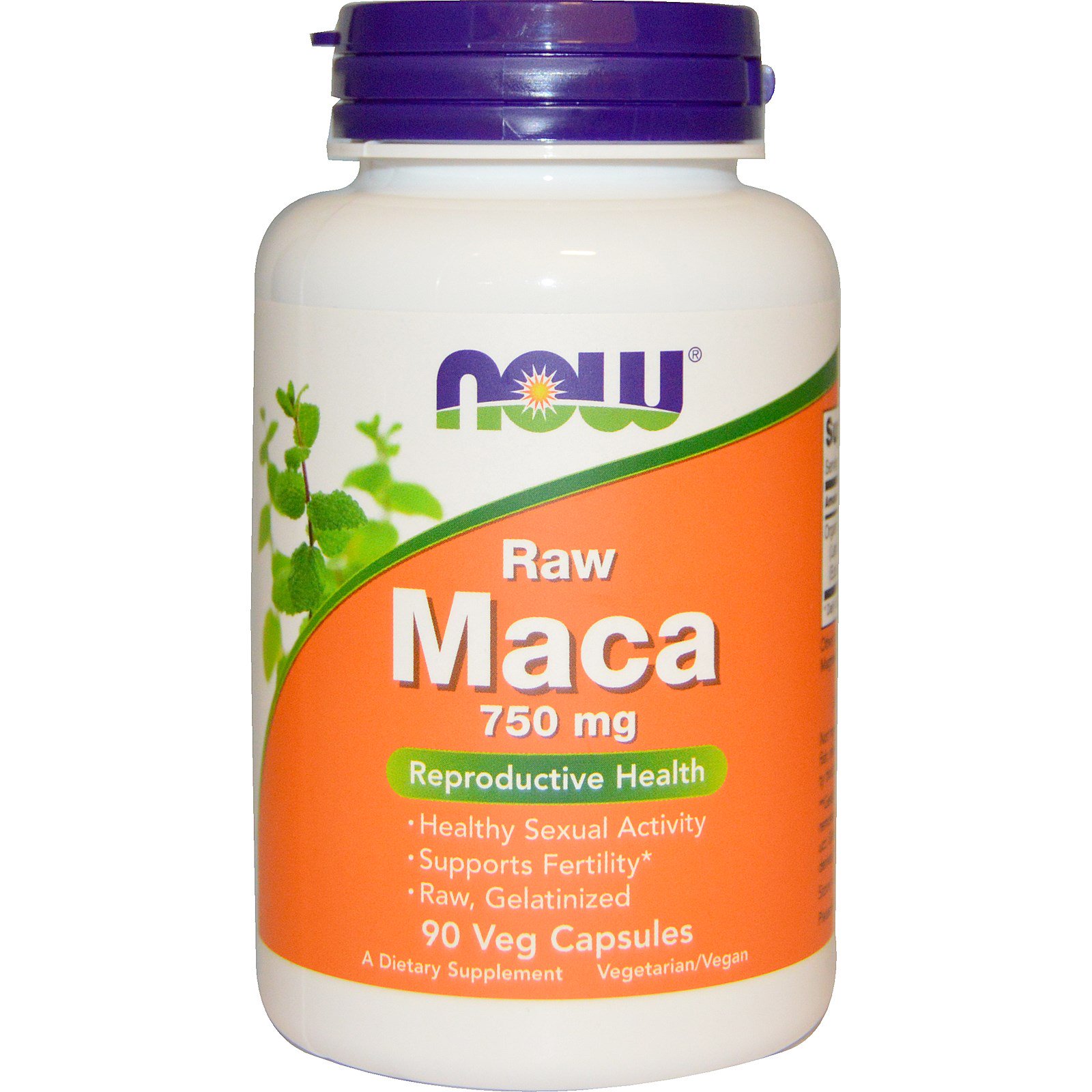 Now foods maca – tăng ham muốn cho nam và nữ 750mg, 90 viên