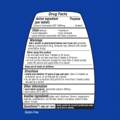 Kẹo ngậm trị đau dạ dày Equate Ultra Strength Calcium Carbonate Antacid Tablets, 1000 mg, 160 viên