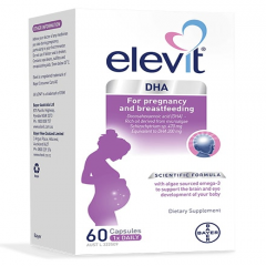 Elevit DHA For Pregnancy & Breastfeeding 60 Viên - Bổ sung DHA cho bà bầu, phụ nữ mang thai 60 viên