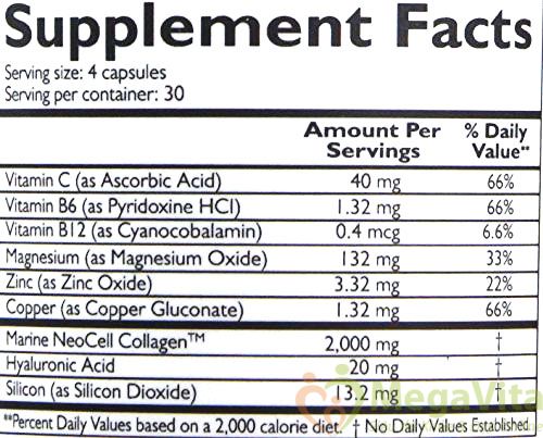 Viên uống trẻ hóa da, tái tạo da hư tổn neocell marine collagen 2000mg của mỹ 120 viên