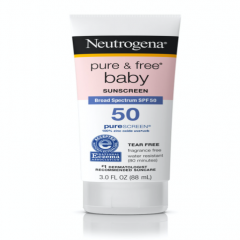 Kem chống nắng cho trẻ em - Neutrogena Pure & Free® Baby Sunscreen Lotion Broad Spectrum SPF 50, 88ml