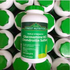 Finest Nutrition Glucosamine HCl Chondroitin Sulfate Triple Strength Viên uống bổ khớp  240 viên