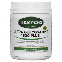 Thompsons Ultra Glucosamine 1500mg Plus 180 Tablets Viên uống hỗ trợ xương khớp, kích thích sụn khỏe mạnh 180 viên