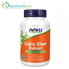 NOW Supplements, Cat's Claw Extract - Viên Uống Hỗ Trợ Tăng Cường Miễn Dịch.