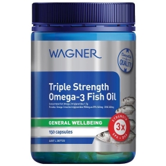 Viên uống dầu cá Wagner Triple Strength Omega-3 Fish Oil 150 capsules
