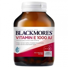 Blackmores Natural Vitamin E 1000IU Viên Uống Bổ Sung Vitamin E 100 viên