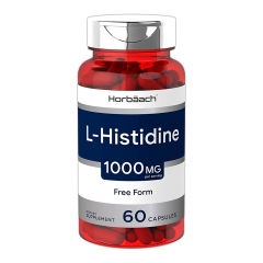 Viên uống  Horbaach L-Histidine 60 viên - Tăng cường hệ miễn dịch và cải thiện tình trạng Stress.
