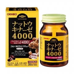 Orihiro Nattokinase 4000FU - Viên uống phòng ngừa đột quỵ & tai biến Nhật Bản