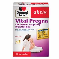 Doppelherz Vital Pregna 30 viên - Bổ sung vitamin khoáng chất cho mẹ bầu