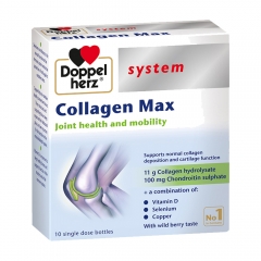 Doppelherz Collagen Max 10 ống - Thực phẩm chức năng hỗ trợ xương khớp