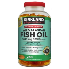 Kirkland Wild Alaskan Fish Oil 1400mg- Thực phẩm chức năng Dầu cá hộp 230 viên