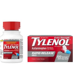 Viên uống giảm đau hạ sốt Tylenol Acetaminophen Extra Strength 500mg 100 Gelcaps