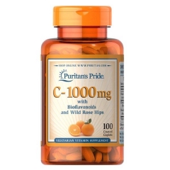 Puritan's Pride Viên Uống Bổ Sung Vitamin C 1000mg With Bioflavonoids And Wild Rose Hips