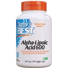Viên Uống Chống Lão Hóa Doctor’s Best Alpha- Lipoic Acid 600mg 180 Viên Của Mỹ