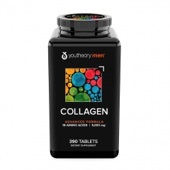 Viên Uống Youtheory Men Collagen Advanced Formula 390 viên - Bổ Sung Collagen Type 1,2,3 Cho Nam.