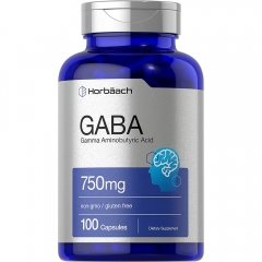 Viên uống giảm căng thẳng thần kinh Horbaach GABA 750mg 100 viên.
