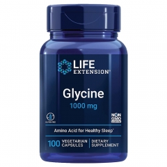 Viên Uống Cải Thiện Mất Ngủ, Giúp Ngủ Ngon Life Extension Glycine 1000 mg 100 Viên