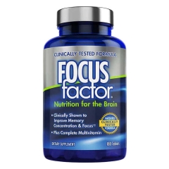 Viên Uống Bổ Não, Tăng Cường Trí Nhớ Focus Factor Dietary Supplement 180 Viên