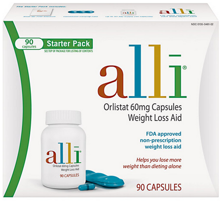 Alli Orlistat 60mg Capsules Weight Loss Aid tác dụng giảm cân bền vững