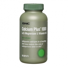 GNC Calcium Plus 1000 With Magiesium & Vitamin D3: Bổ sung hiệu quả Magie và Vitamin D3 cho cơ thể