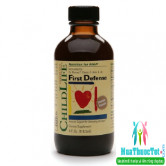 Childlife First Defense: Thuoc giúp tăng cường hệ miễn dịch cho trẻ em, 118.5 ml