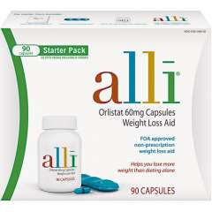 Alli Orlistat Weight Loss Aid, Thuoc giảm cân hiệu quả  60mg,90 viên 