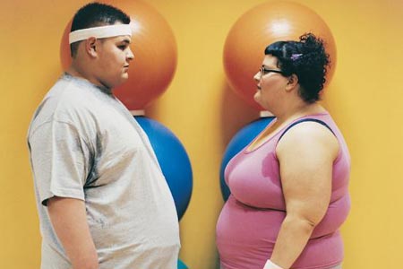 Áp lực của trọng lượng béo phì lên đầu gối