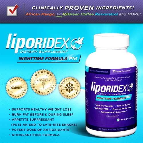 Thuốc giảm cân ban đêm - liporidex nighttime formula pm
