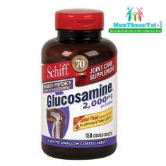 Thuốc bổ sung chất sụn trong khớp hiệu quả - schiff glucosamine, 2.000mg