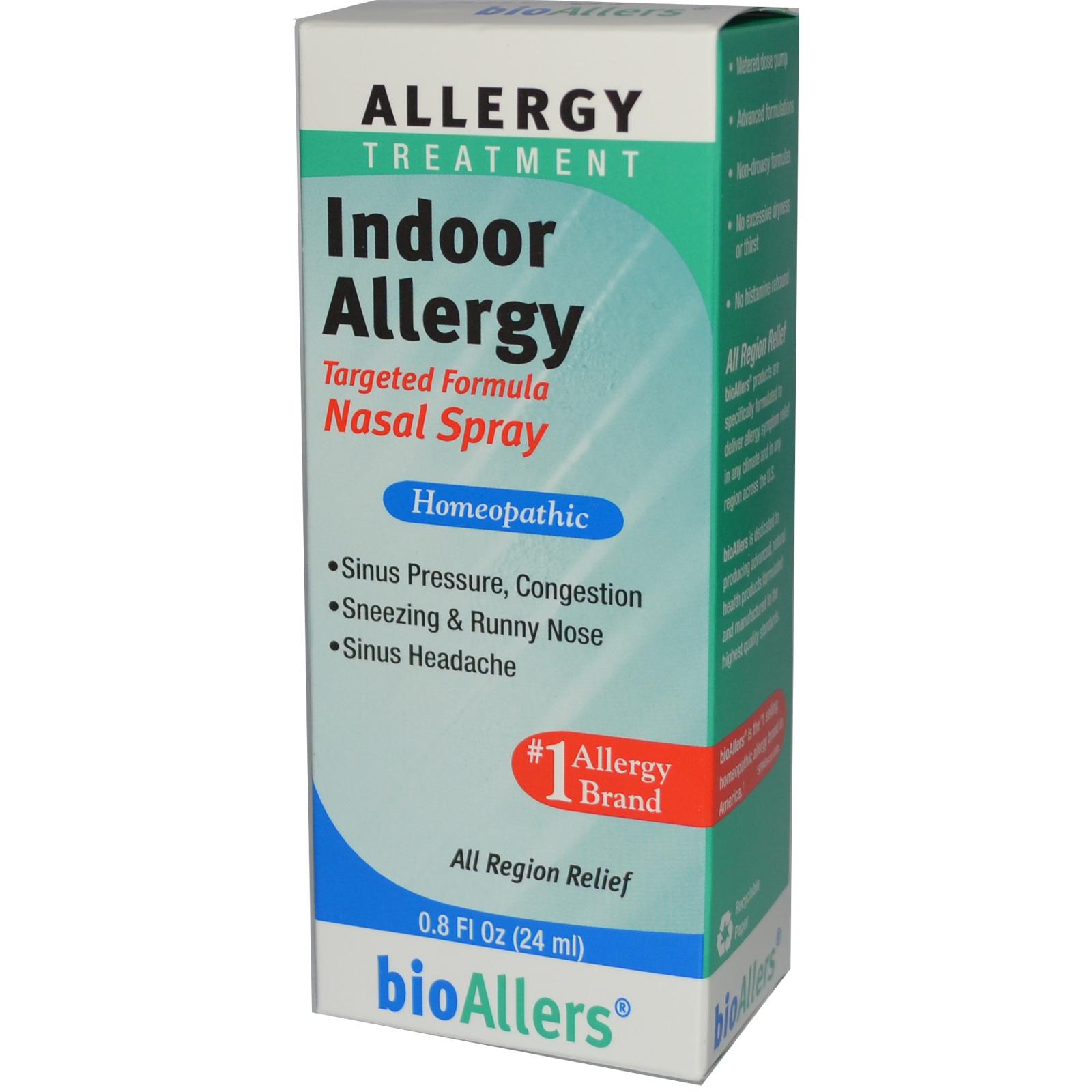 BioAllers Indoor Allergy Nasal Spray đặc trị các triệu chứng khó chịu do đường hô hấp gây ra