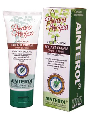 AINTEROL Pueraria Mirifica Breast Cream giúp tăng kích thích vòng một