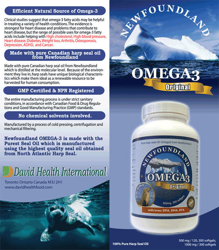 Newfoundland omega3 original – viên uống cung cấp omega3, 1000mg, 300 viên