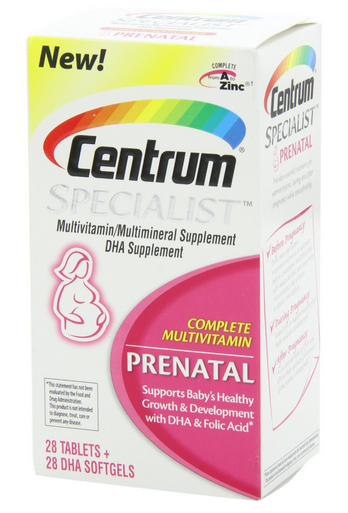 Centrum specialist prenatal cung cấp đầy đủ vitamin và dưỡng chất cần thiết cho bà bầu và thai nhi