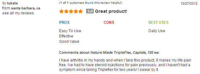 Nature made tripleflex triple viên bổ sung glucosamin, chondroitin tốt cho xương khớp, 170 viên