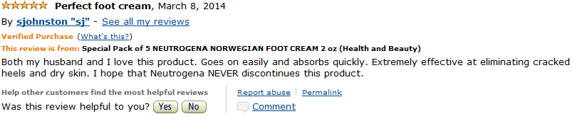 Kem trị nứt nẻ gót chân: neutrogena foot cream 56g