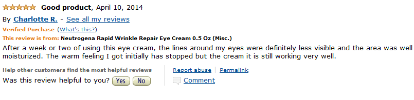 Kem xóa nếp nhăn mắt : neutrogena rapid wrinkle repair eye cream 14ml